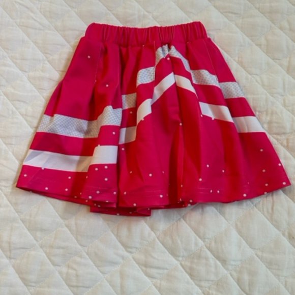 NEW Girls Pink 2 Piece Cheerleading Costume - SIZE 48-10 (European 130 size) - Picture 7 of 9